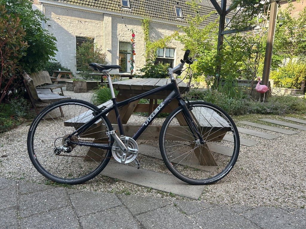 Racefiets TREK dames, Fietsen en Brommers, Fietsen | Racefietsen, Gebruikt, 26 inch, Velgrem, Aluminium