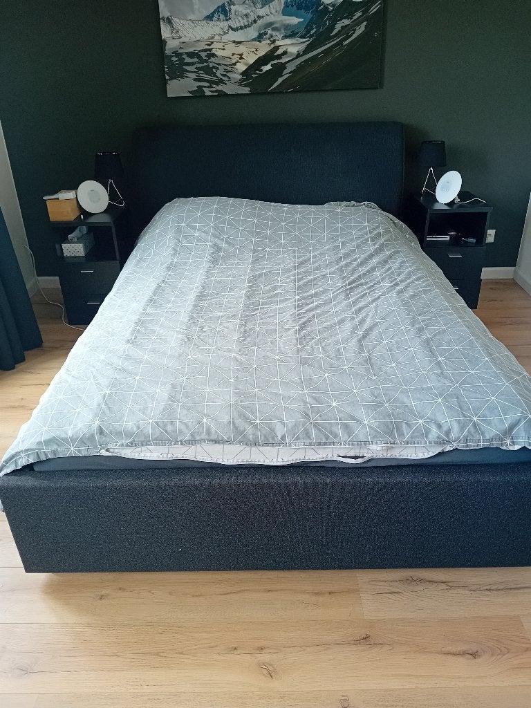 Bed, Ophalen, Overige kleuren, 210 cm, Tweepersoons