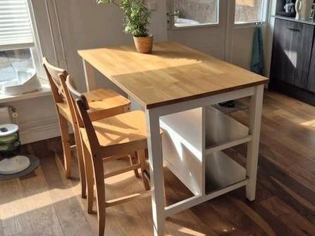 Gereserveerd! - Ikea Stenstorp keukeneiland, Huis en Inrichting, Keuken | Keukenelementen, Ophalen, Gebruikt, 100 tot 150 cm, 75 cm of meer
