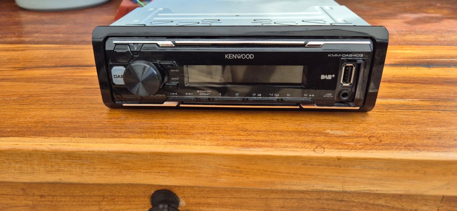 Kenwood KMM-DAB403 Autoradio met DAB+ en USB, Ophalen of Verzenden, Gebruikt