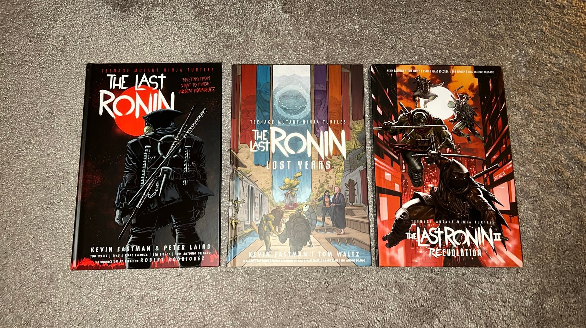 TMNT The Last Ronin Complete Serie (3 delen), Boeken, Complete serie of reeks, Ophalen of Verzenden, Zo goed als nieuw