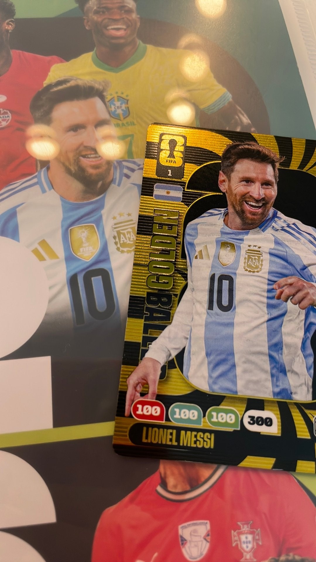 Lionel Messi kaart 365 2026, Ophalen of Verzenden, Zo goed als nieuw, Plaatje