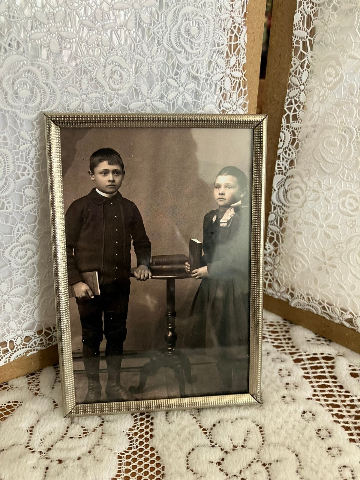 Vintage fotolijstje, Antiek en Kunst, Ophalen of Verzenden