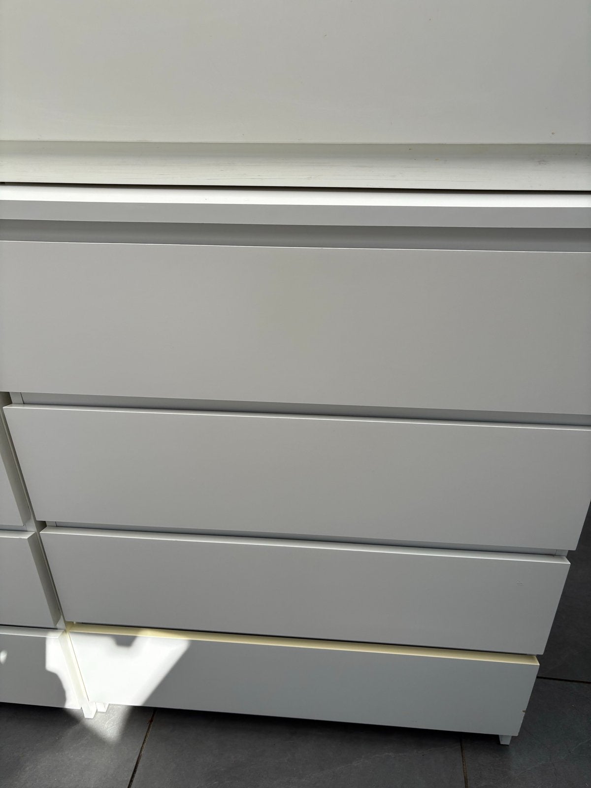IKEA Malm ladekast wit - 4 laden - Zgan, Huis en Inrichting, Kasten | Ladekasten, 100 tot 150 cm, Zo goed als nieuw, 3 of 4 laden