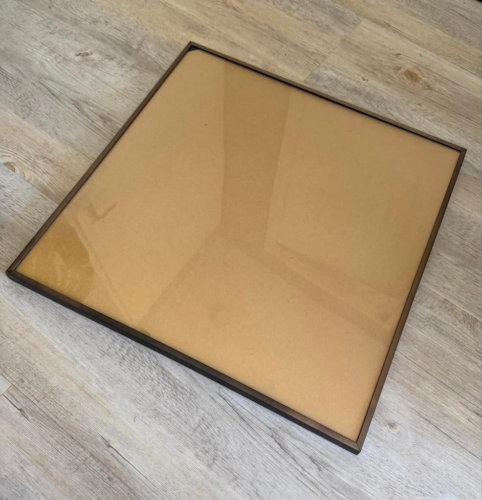 IKEA grote fotolijst (glas en metaal), 50x50 cm, Ophalen, Gebruikt, 50 tot 75 cm, Metaal of Aluminium
