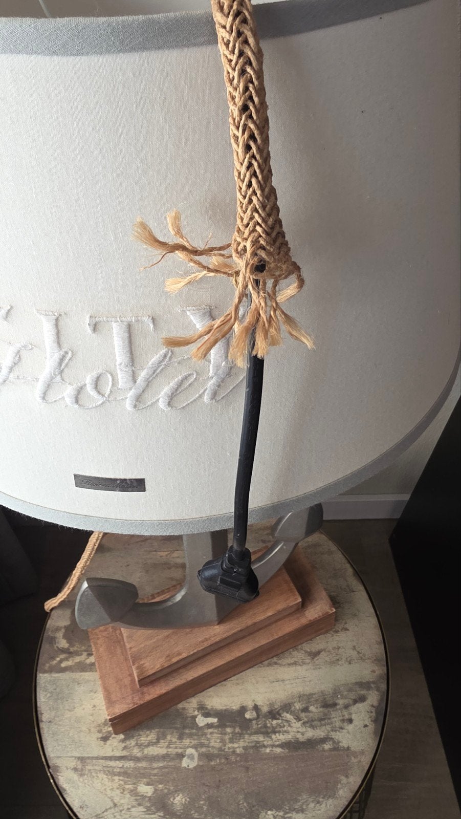 Anker riviera maison lamp, Ophalen, Gebruikt, Metaal, Industrieel