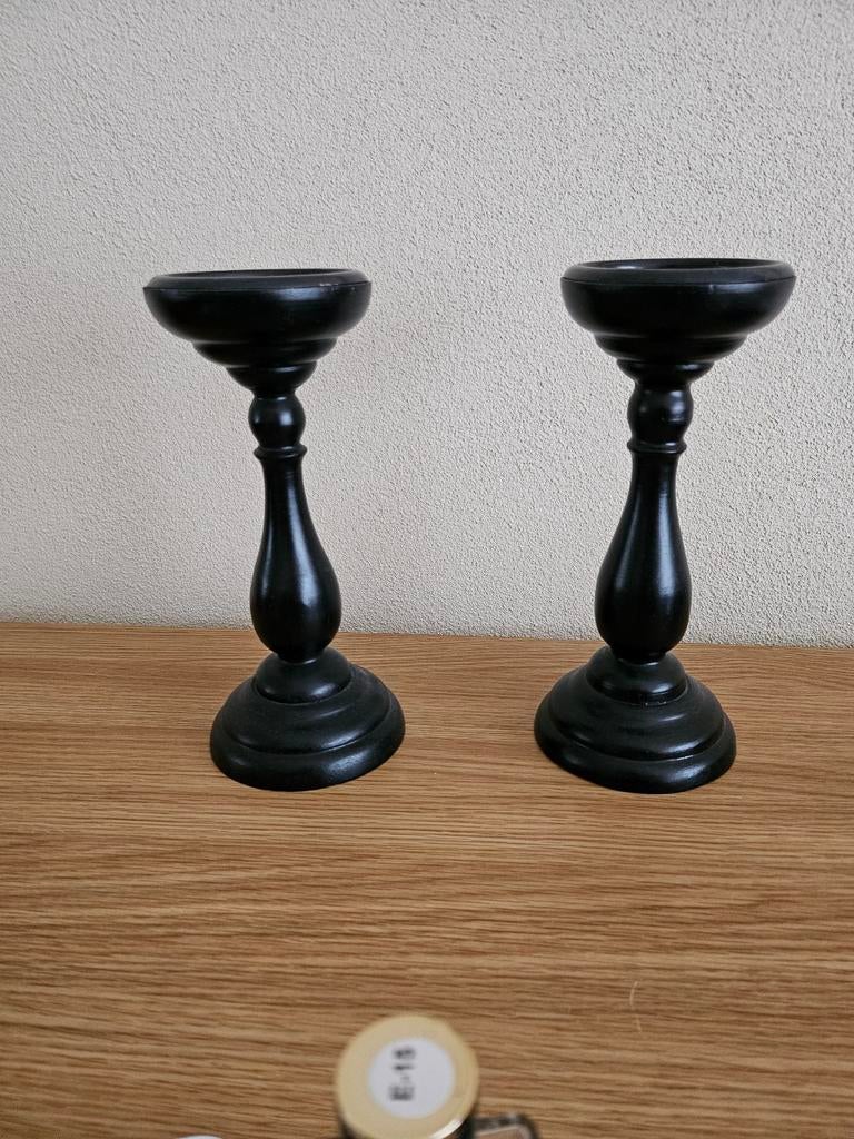 Hout kandelaars, Huis en Inrichting, Ophalen, Hout