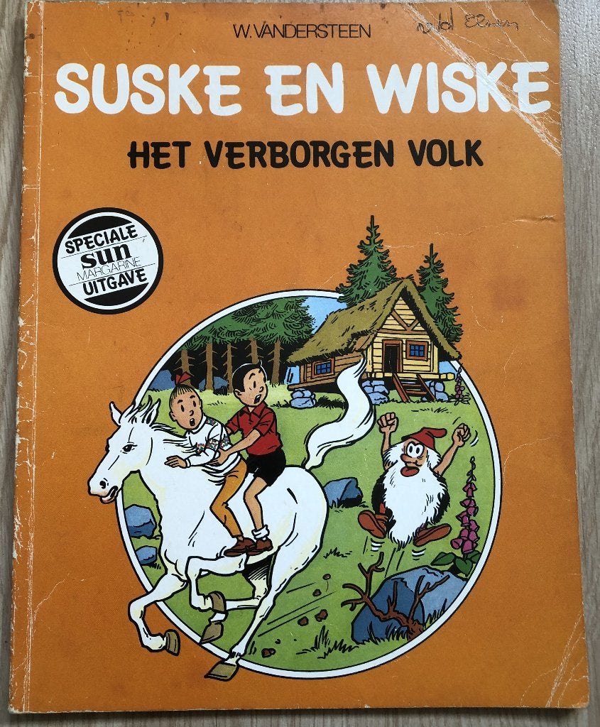 SUSKE EN WISKE - HET VERBORGEN VOLK/TOFFE TIKO - UITG., Eén stripboek, Ophalen of Verzenden, Zo goed als nieuw, Willy Vandersteen