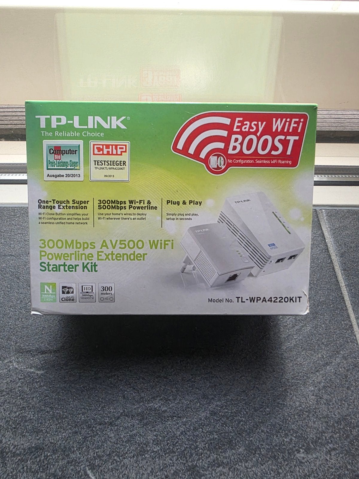 TP-Link TL-WPA4220KIT AV500 WiFi Powerline Extender, Ophalen of Verzenden, Zo goed als nieuw, TP-Link