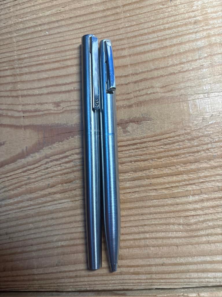 Vintage Sheaffer Pennenset - Balpen, Verzamelen, Pennenverzamelingen, Zo goed als nieuw, Balpen, Sheaffer, Ophalen of Verzenden