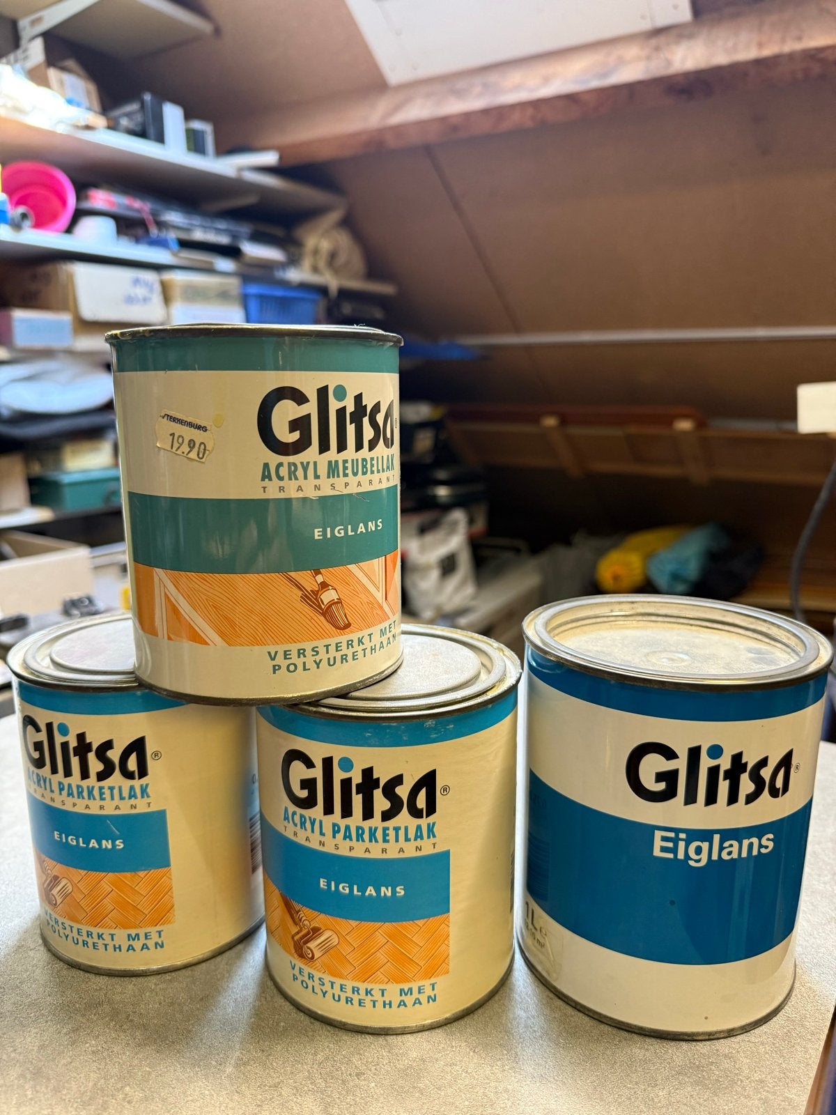 Glitsa en Gamma Parketlak en Meubellak - Diverse Soorten, Gebruikt, Overige kleuren, Ophalen of Verzenden, Lak