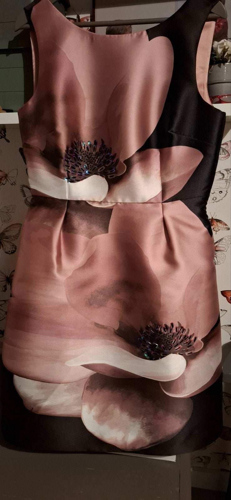 Steps jurk met bloemenprint en pailletten, Maat 38/40 (M), Ophalen of Verzenden, Zo goed als nieuw, Steps