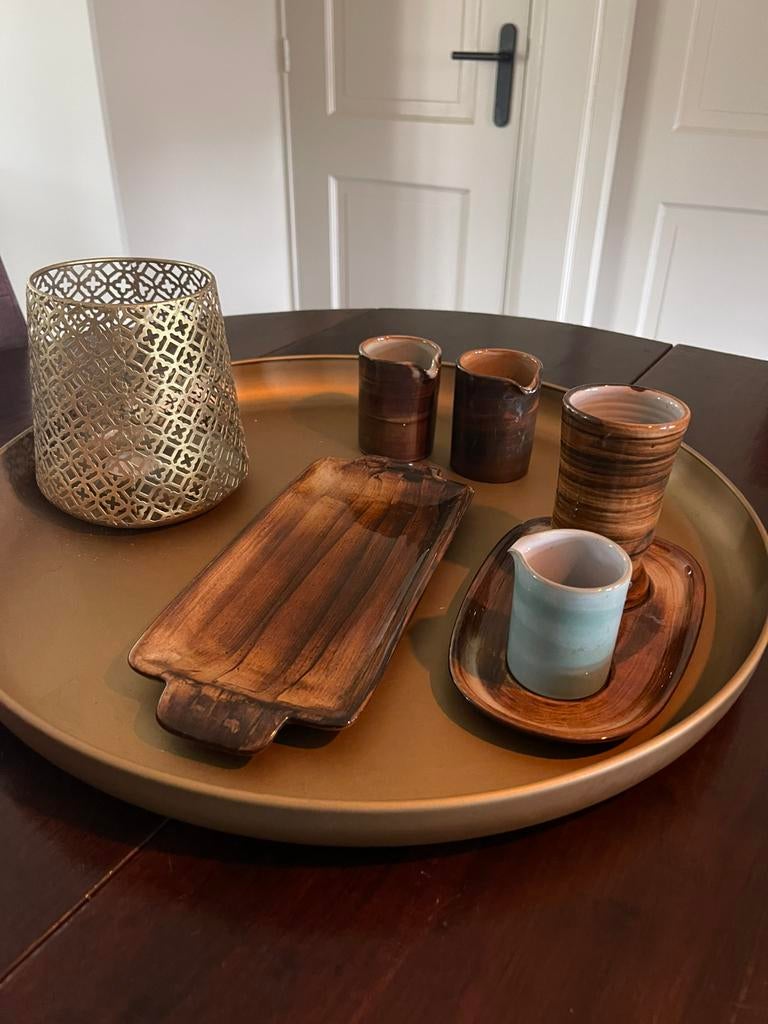 Aardewerk Servies Ambacht Volendam Vintage HK Living stijl, Ophalen of Verzenden, Zo goed als nieuw, Aardewerk, Overige stijlen