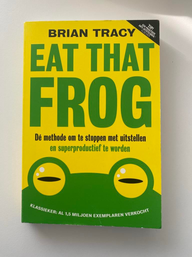 Eat That Frog - Brian Tracy (Productiviteit), Boeken, Advies, Hulp en Training, Gelezen, Ophalen of Verzenden