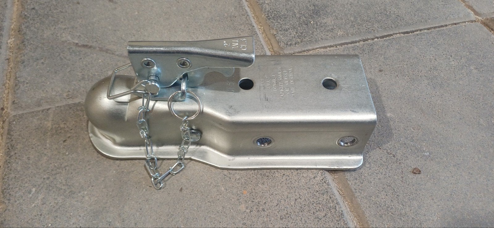 2" Trekhaken koppeling voor 80mm balk/koker montage, Ophalen of Verzenden, Nieuw
