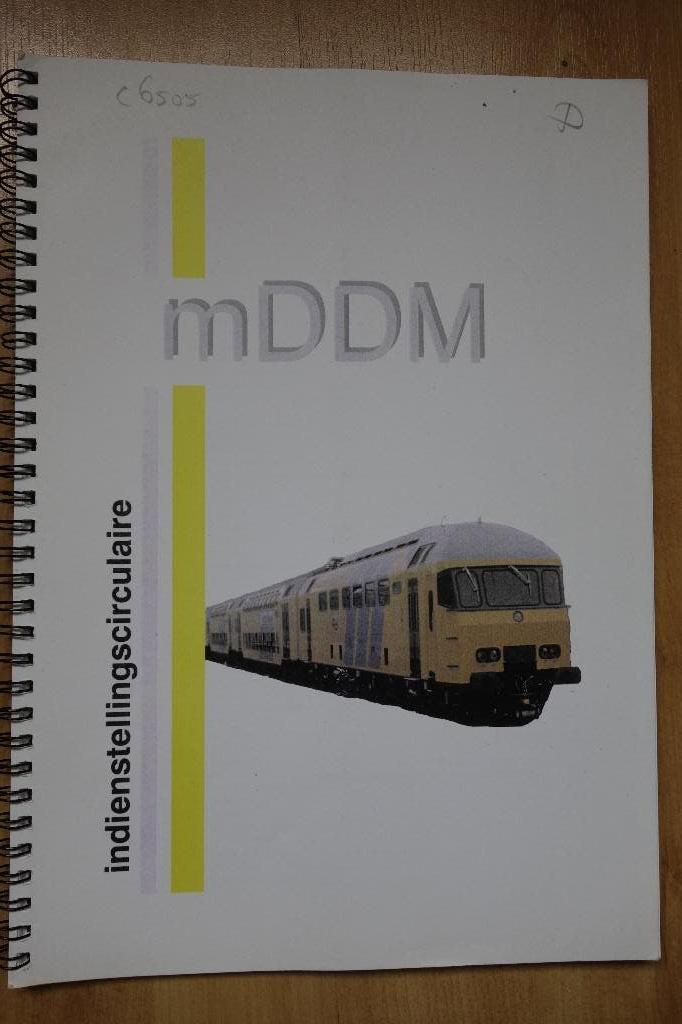 mDDM indienststellingsciculaire, Ophalen of Verzenden, Zo goed als nieuw, Trein, Overige typen