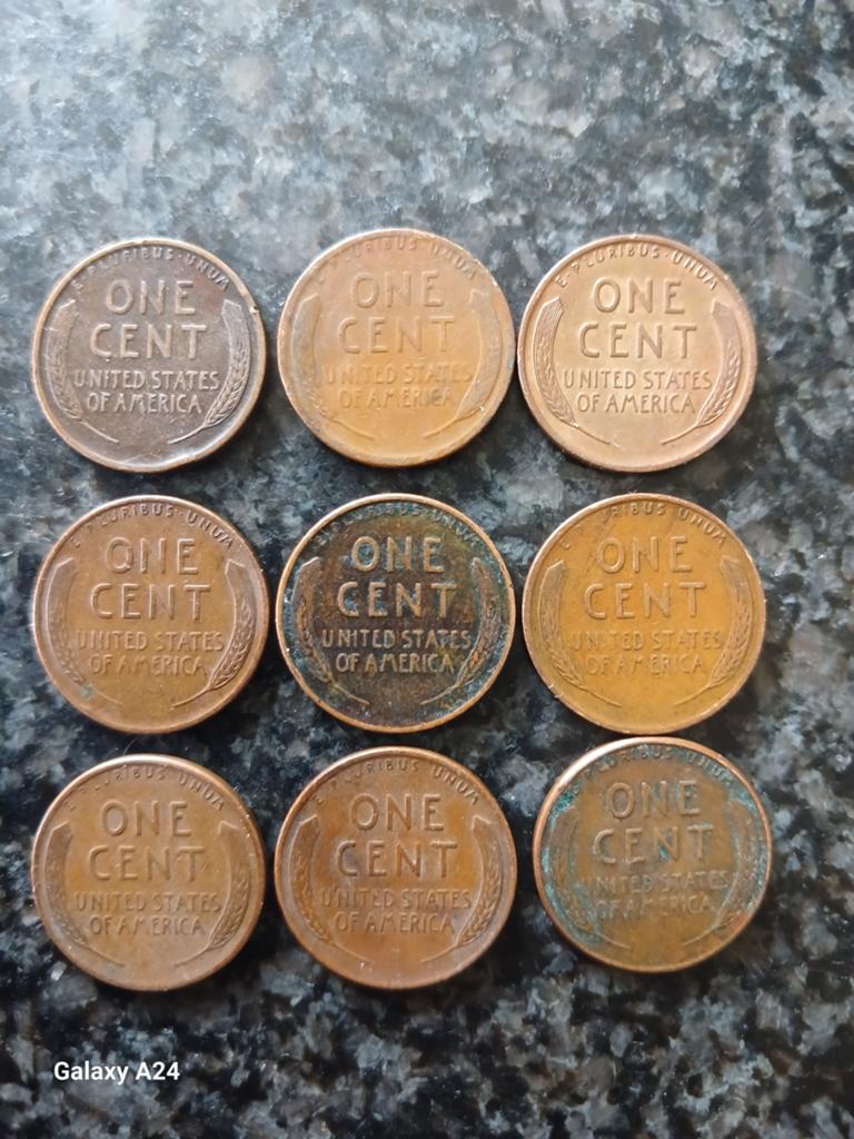 Amerikaanse One Cent munten - diverse jaartallen, Postzegels en Munten, Munten | Amerika, Ophalen of Verzenden
