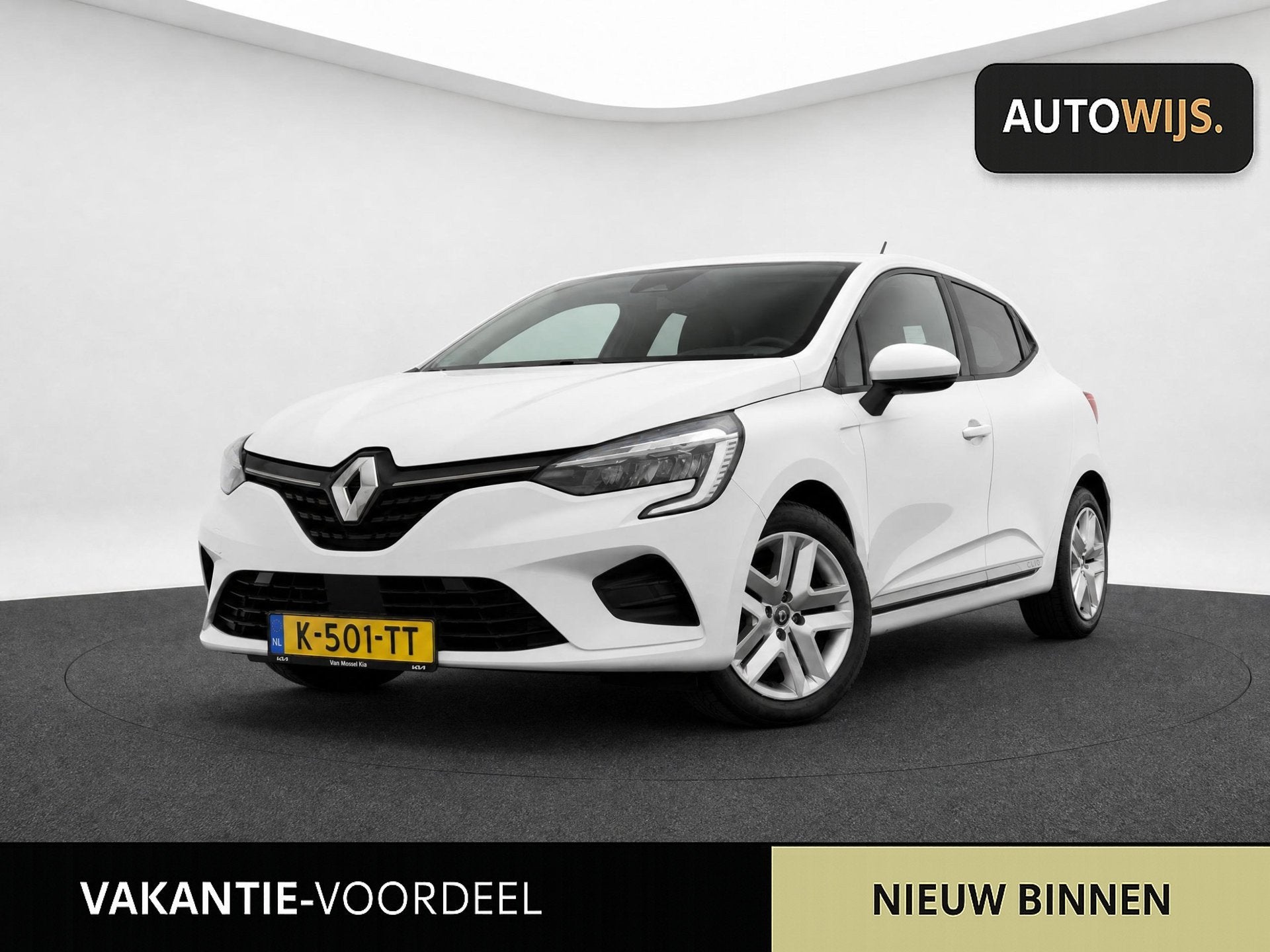 Renault Clio 1.0 TCe Zen|NL AUTO|TREKHAAK|NAVI|LED|GOED ONDE, Auto's, Voorwielaandrijving, Stof, Gebruikt, Origineel Nederlands