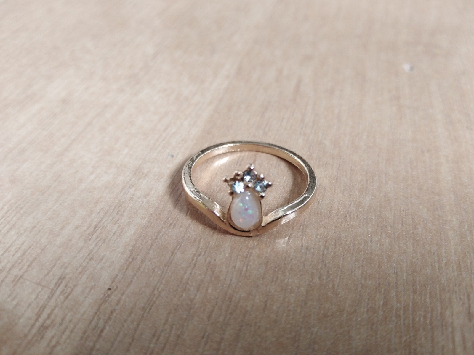 ring 6, Sieraden, Tassen en Uiterlijk, Overige materialen, Nieuw, Ophalen of Verzenden, Kleiner dan 17