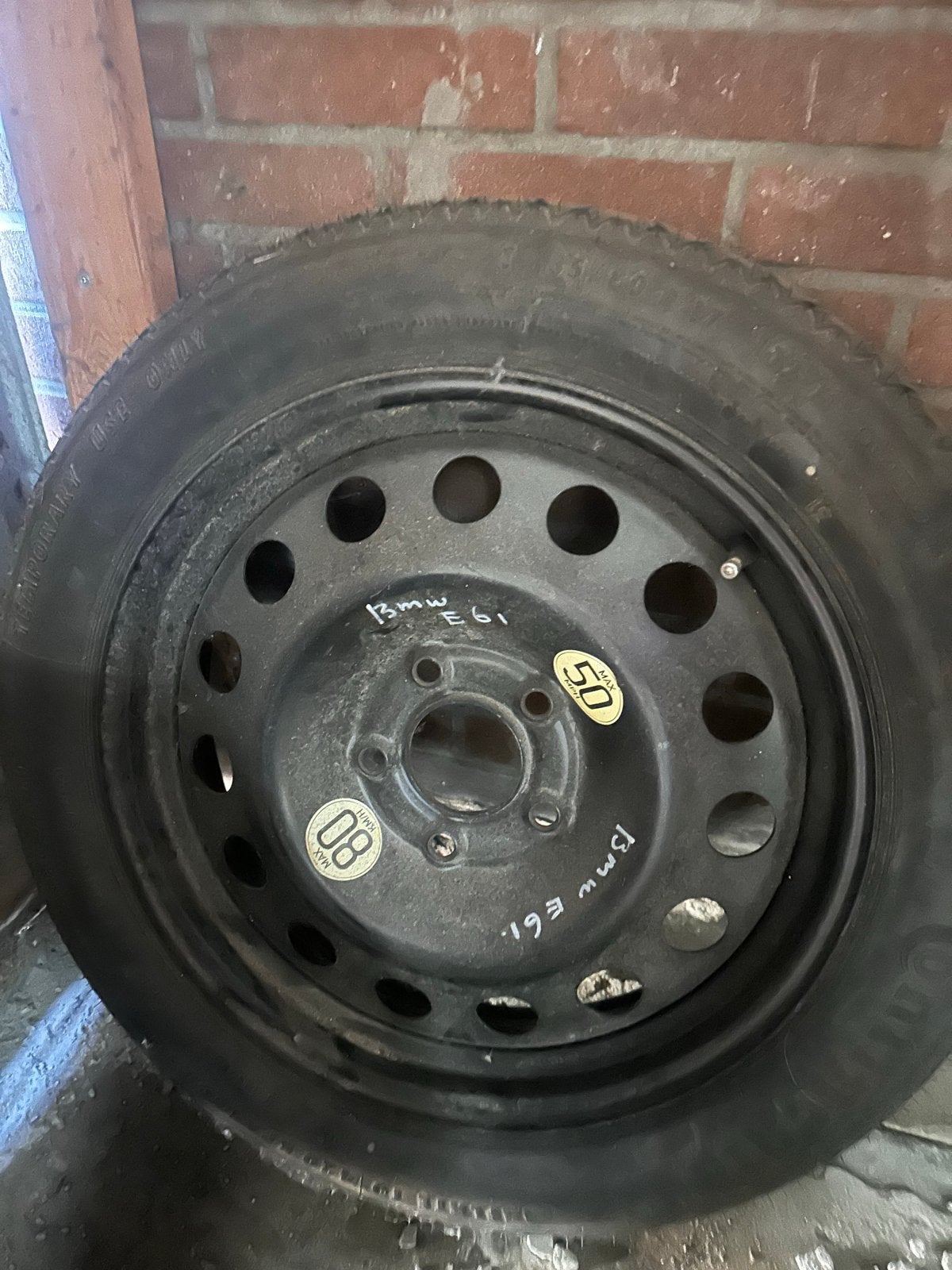 Bmw e61 e60 reservewiel, Ophalen of Verzenden