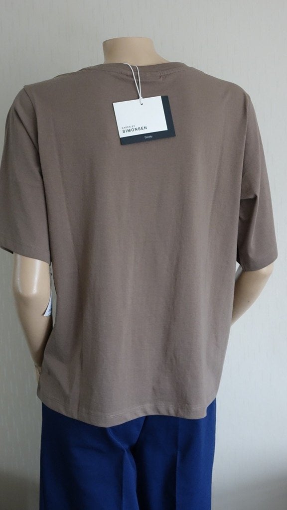 nieuw recht beige SIMONSEN shirt, Kleding | Dames, T-shirts, Verzenden, Beige, Nieuw, SIMONSEN
