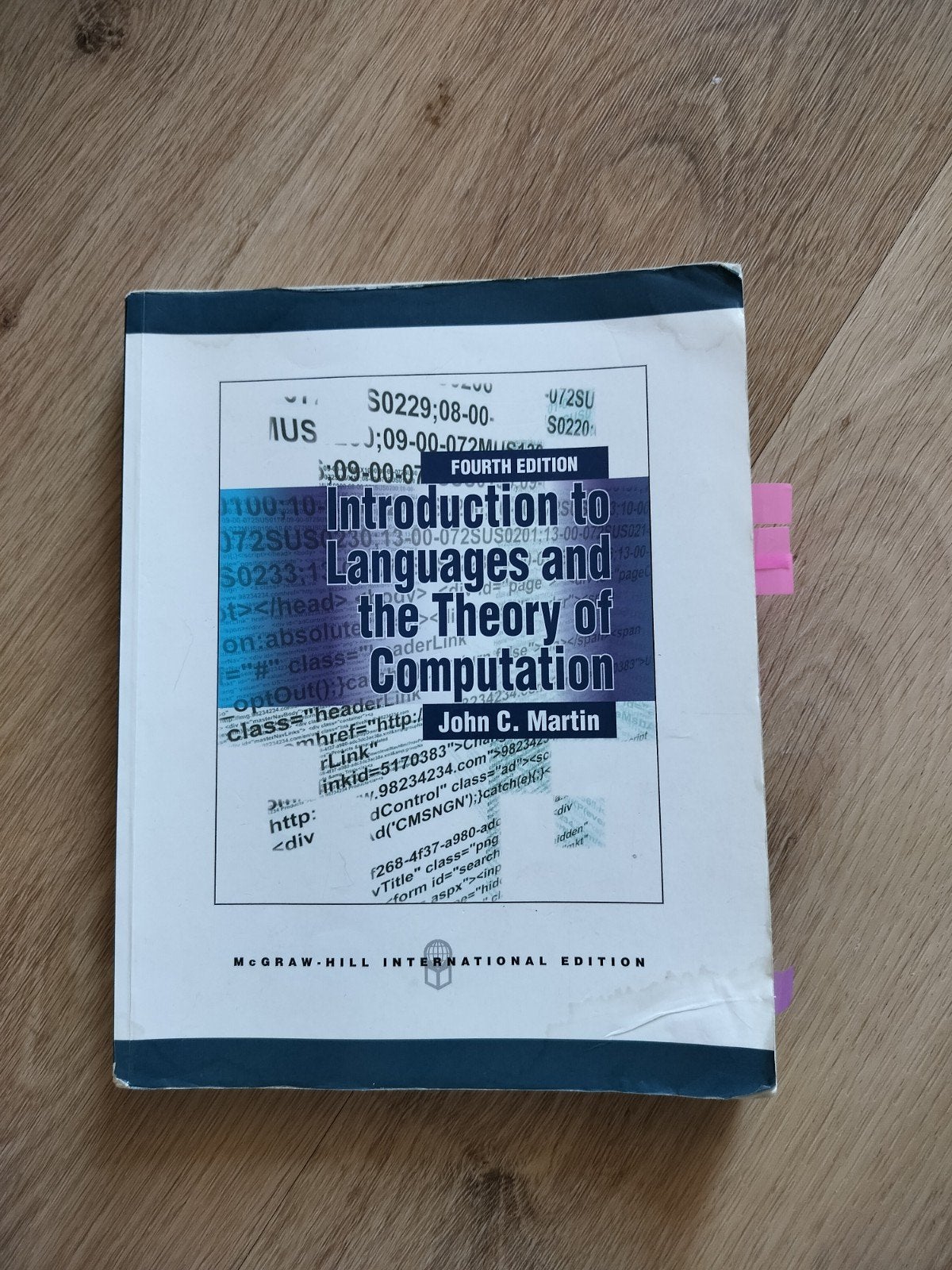 Introduction to Languages and the Theory of Computation, Ophalen of Verzenden, Gelezen, Programmeertaal of Theorie, John C Martin