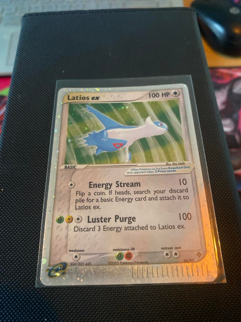 Pokemon Latios ex - Holo Rare - EX Dragon 94/97, Ophalen of Verzenden, Zo goed als nieuw, Losse kaart, Foil