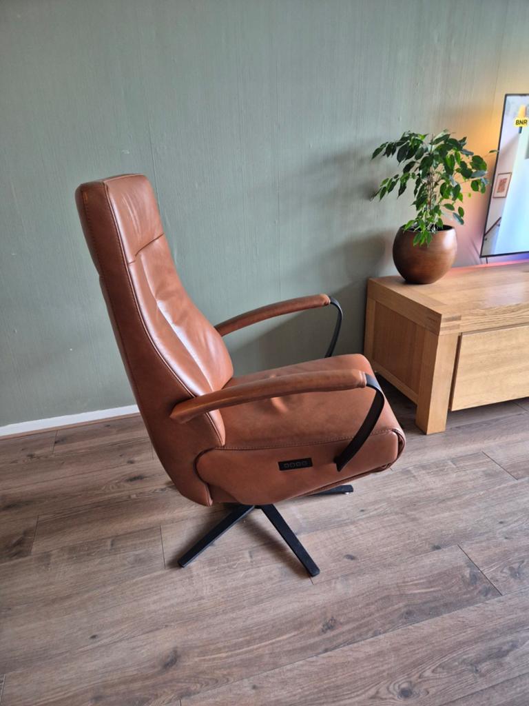 Relaxfauteuil DeToekomst Twice, Overige kleuren, Leer, Ophalen of Verzenden, Zo goed als nieuw