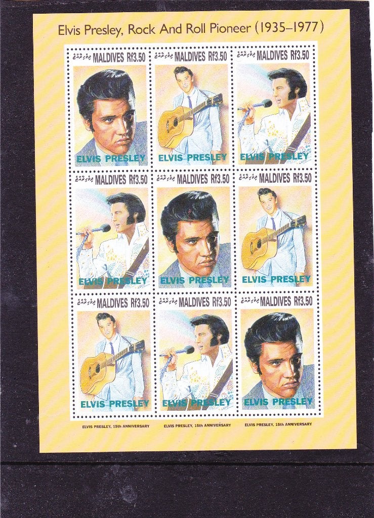 Elvis Presley Maldives (50), Verzenden, Postfris, Overige thema's