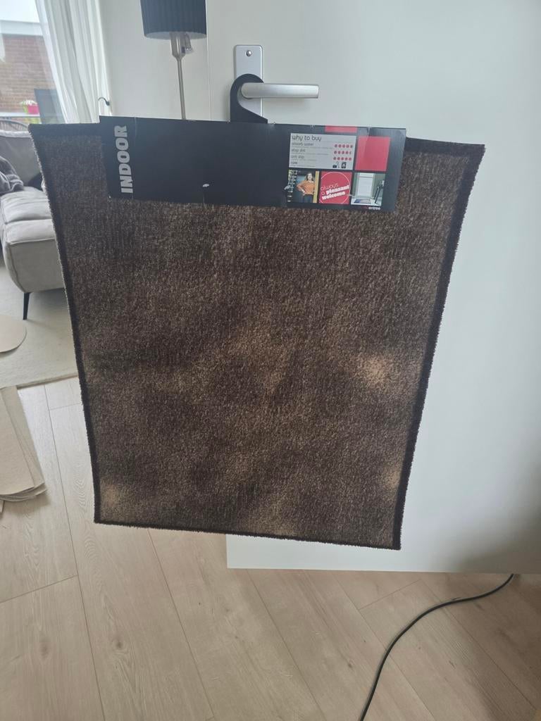 Deurmat 67x80, Huis en Inrichting, Stoffering | Tapijten en Kleden, Ophalen, Nieuw, Bruin