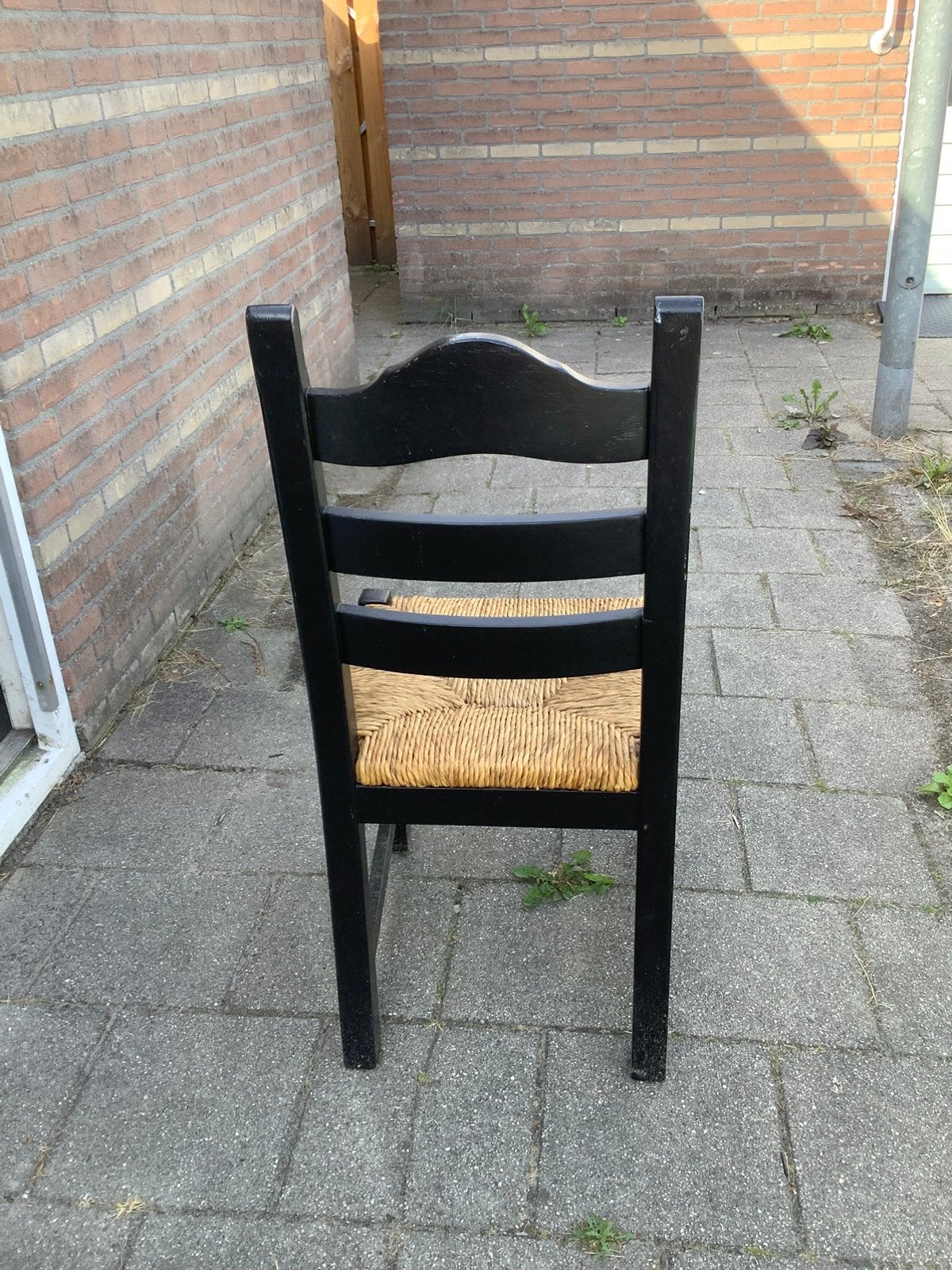 Gratis 3 eetkamer stoelen, Huis en Inrichting, Stoelen, Ophalen, Gebruikt, Drie, Zwart