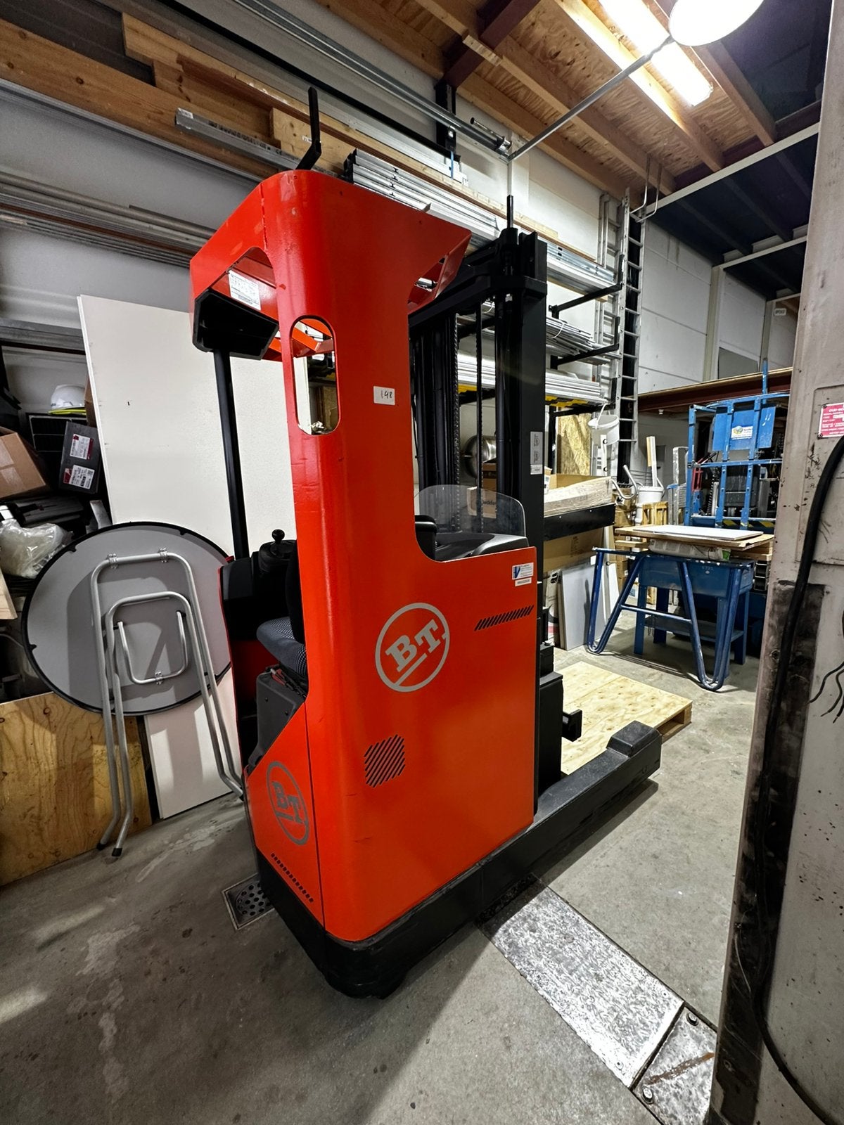 BT (Toyota) reachtruck type RRM 140E, 1000 tot 2000 kg, Ophalen, Elektrisch, Reachtruck