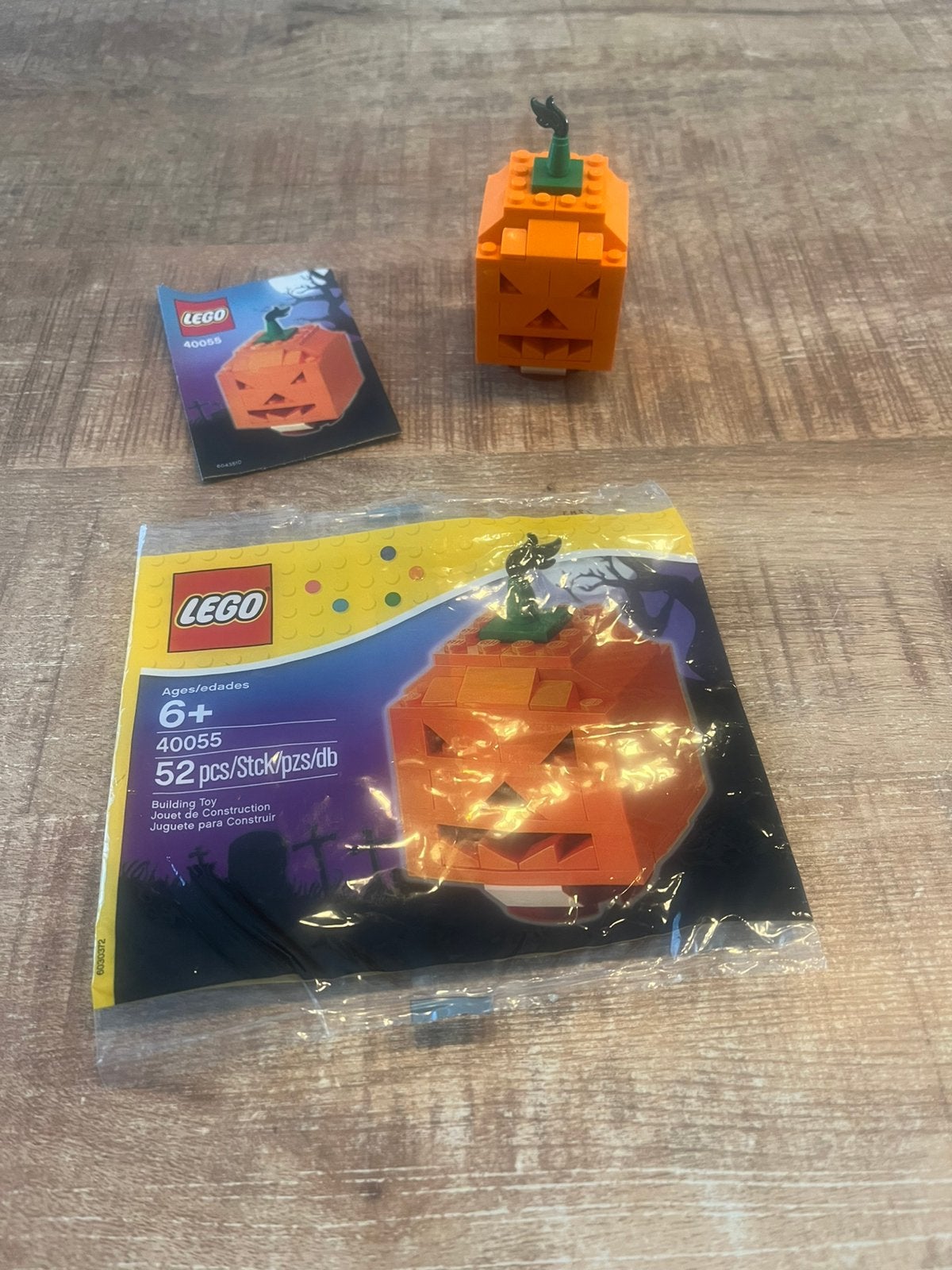 Lego 40055 Seasonal Halloween pompoen, Ophalen of Verzenden, Zo goed als nieuw