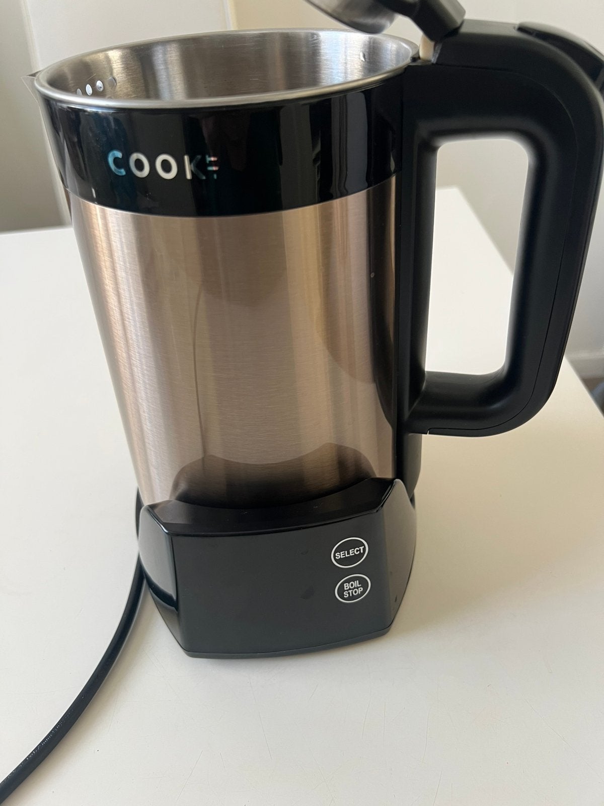 Cook- IT Waterkoker Digitaal 2 keer gebruikt, 1 tot 2 liter, Ophalen of Verzenden, Zo goed als nieuw