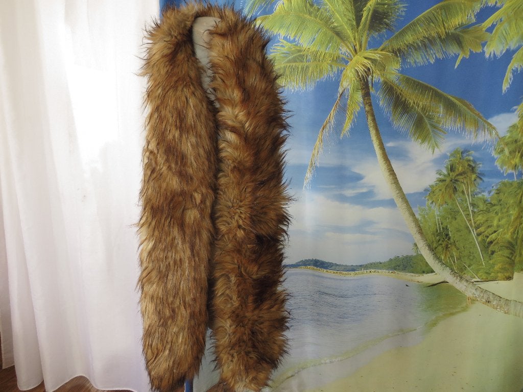 Jaded london blonde cara faux fur sjaal 225 cm lengte, Jaded london, Maat 46/48 (XL) of groter, Ophalen of Verzenden, Sjaal