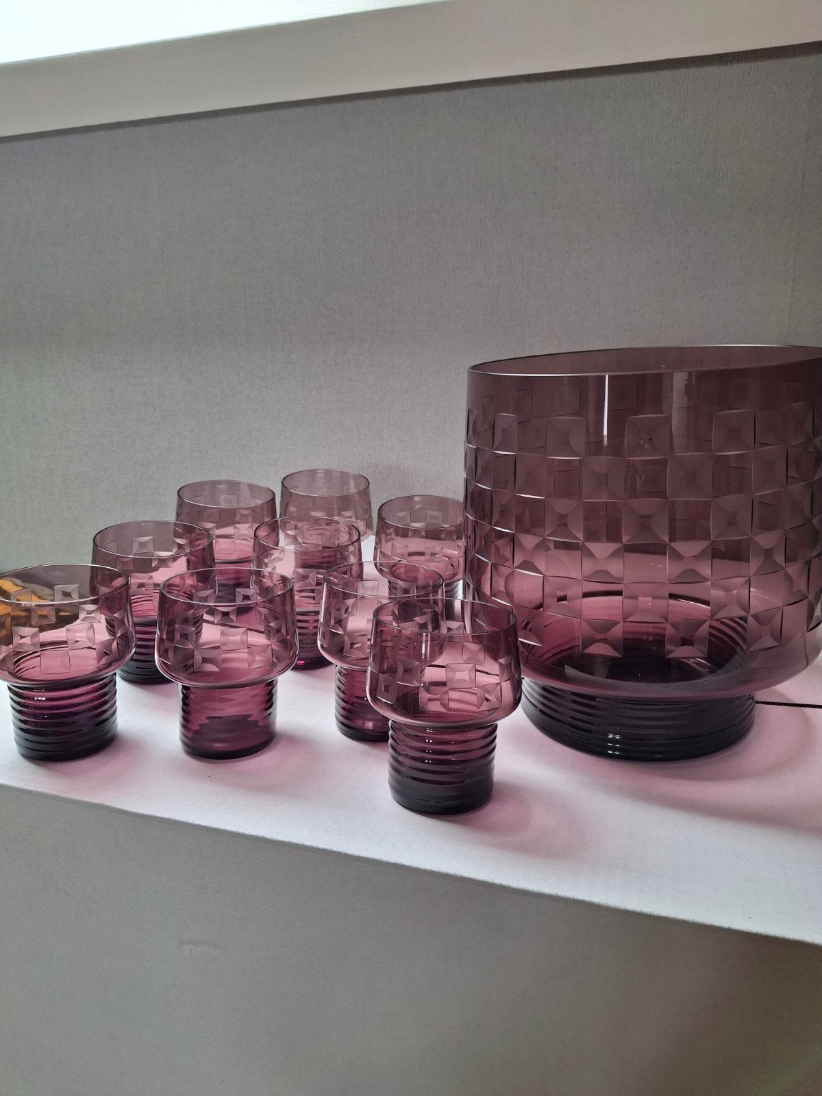 vintage bowlstel, Ophalen, Huis en Inrichting
