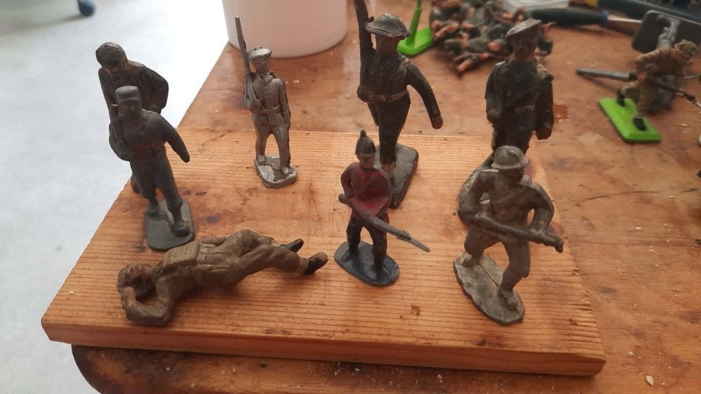 antieke soldaatjes, Ophalen of Verzenden
