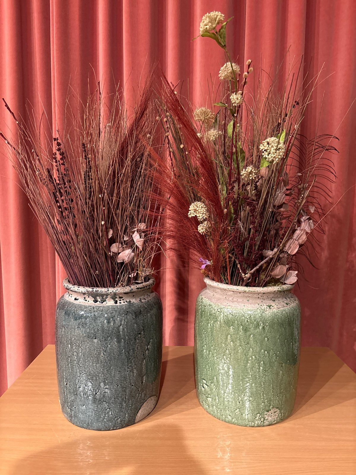 Grote Brynxz vazen - Set van 2, Huis en Inrichting, Woonaccessoires | Vazen, Ophalen, Meerkleurig, Zo goed als nieuw, 40 cm