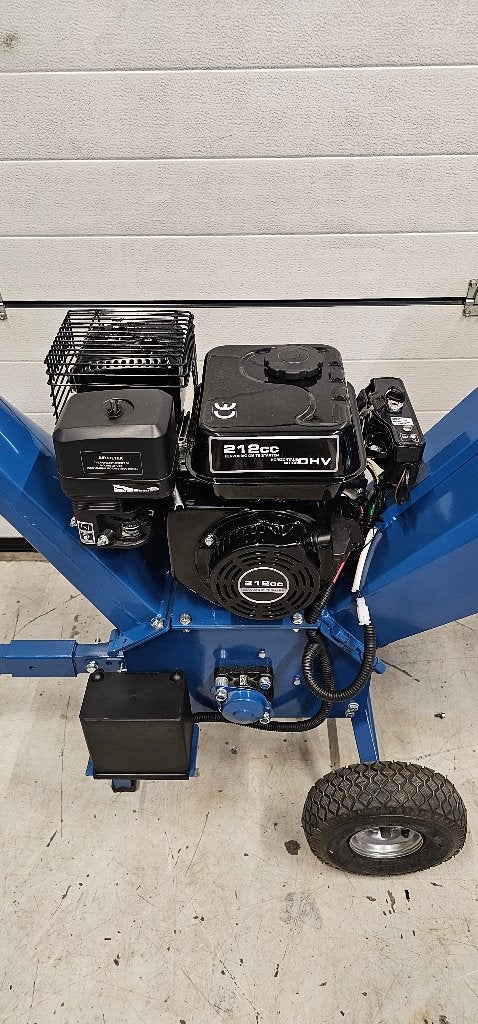 Hakselaar - Houtversnipperaar HBM 4 Takt 7 PK - 212 cc, Ophalen of Verzenden, Zo goed als nieuw, Benzine