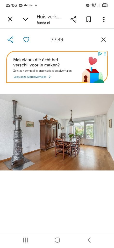Antieke houtkachel, Ophalen, Gebruikt, Houtkachel, Vrijstaand