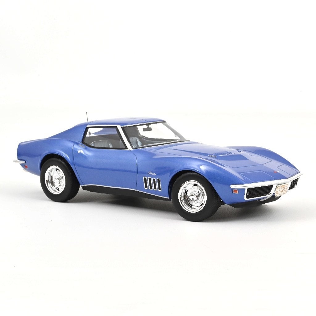 Chevrolet Corvette Coupe '69 Le Mans Blauw 1/18 NOREV 189034