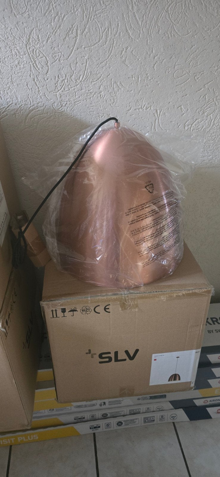 Slv para cone 40 hanglamp, Ophalen