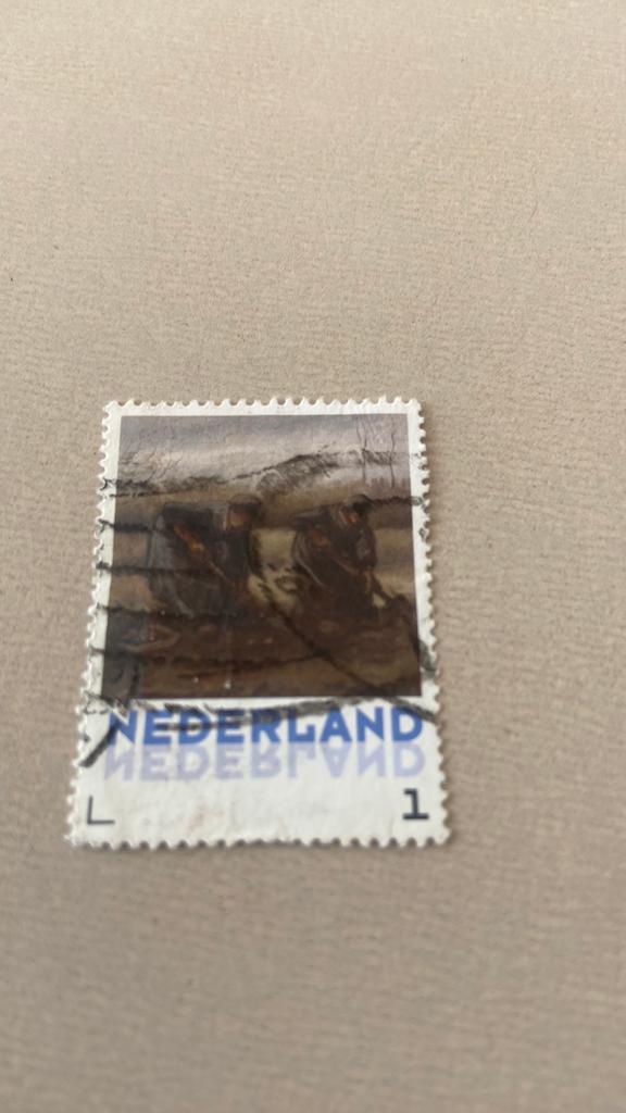 Nederland, Postzegels en Munten, Ophalen of Verzenden, Gestempeld