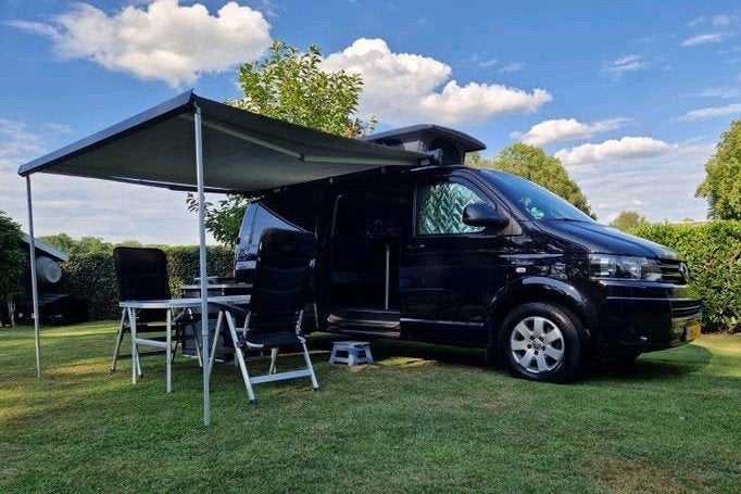 Buscamper Volkswagen Caravelle T5 L2, Automaat, Chemisch toilet, Buscamper of Camperbus, Volkswagen