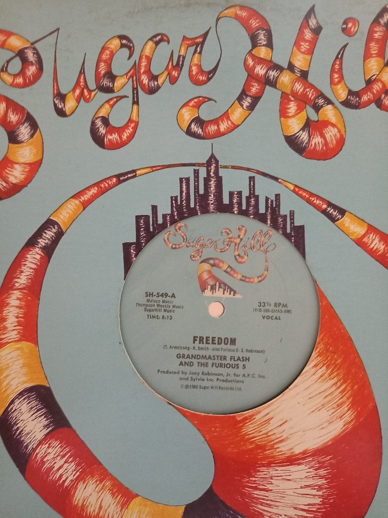 12'' Grandmaster Flash - Freedom, Ophalen of Verzenden, Gebruikt, 12 inch