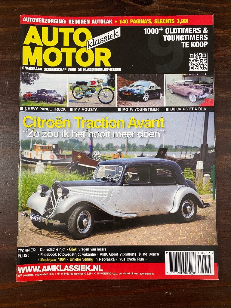 Auto Motor Klassiek 2013 Nr. 9 NL, Boeken, Ophalen of Verzenden, Gelezen, Algemeen