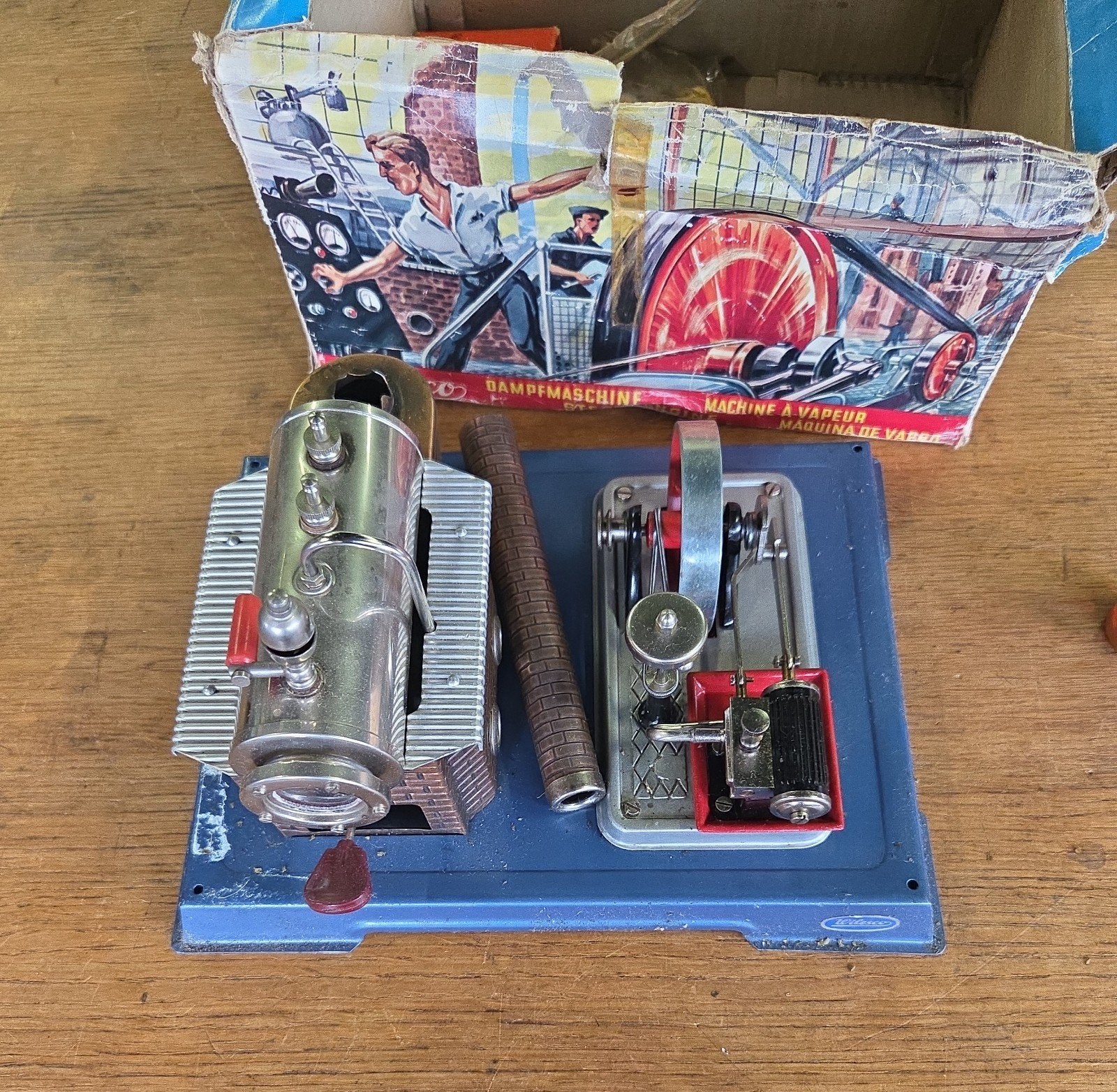 Wilesco model D10 stoommachine, Ophalen, Zo goed als nieuw, X, X