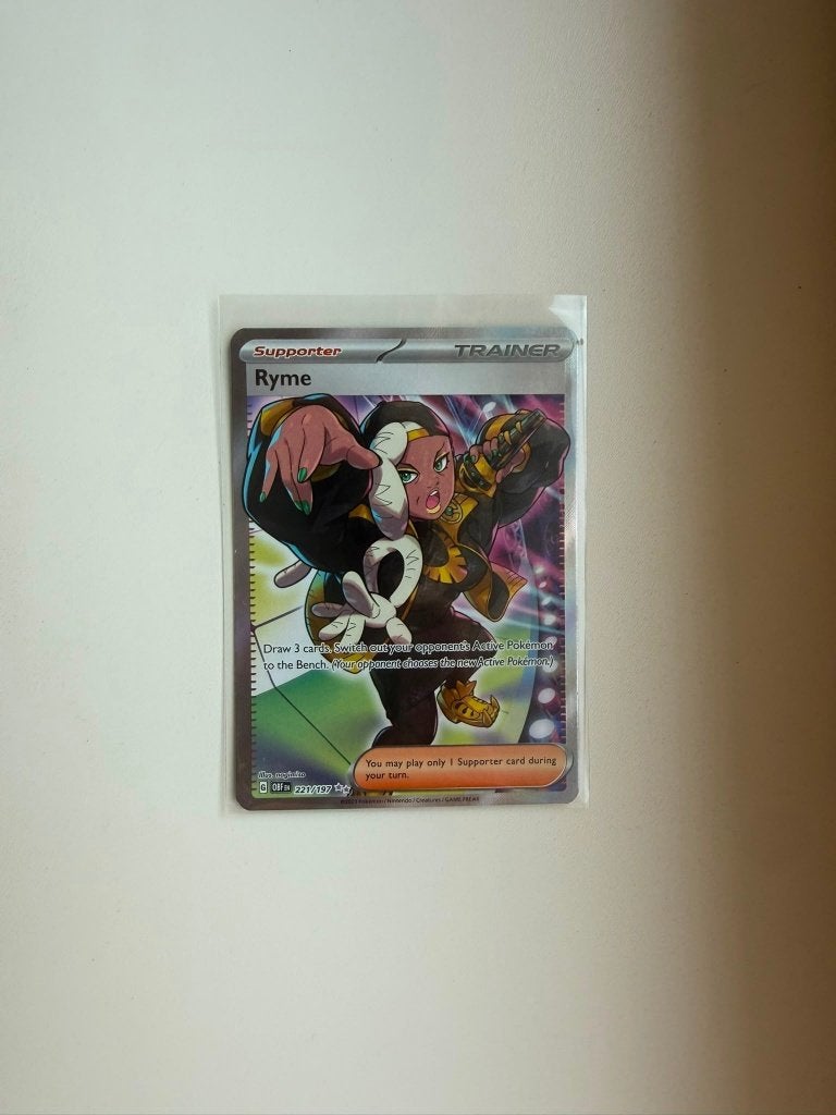 Ryme 221 Obsidian Flames, Ophalen of Verzenden, Nieuw, Losse kaart, Foil