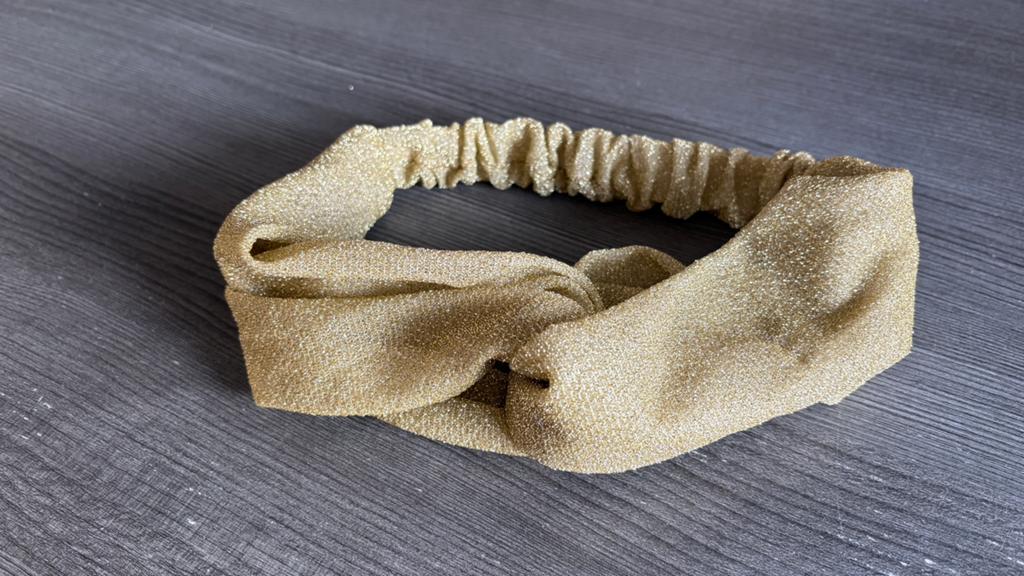 Nieuwe gouden glitter haarband, Sieraden, Tassen en Uiterlijk, Uiterlijk | Haarverzorging, Ophalen of Verzenden, Nieuw, Overige typen