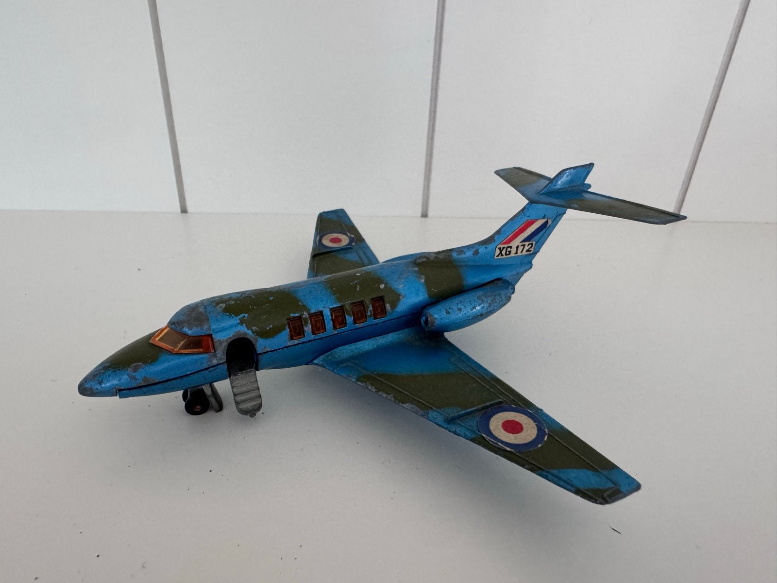 Vintage Dinky Toys Hawker Siddeley HS 125 Jet Vliegtuig, Ophalen of Verzenden, Gebruikt